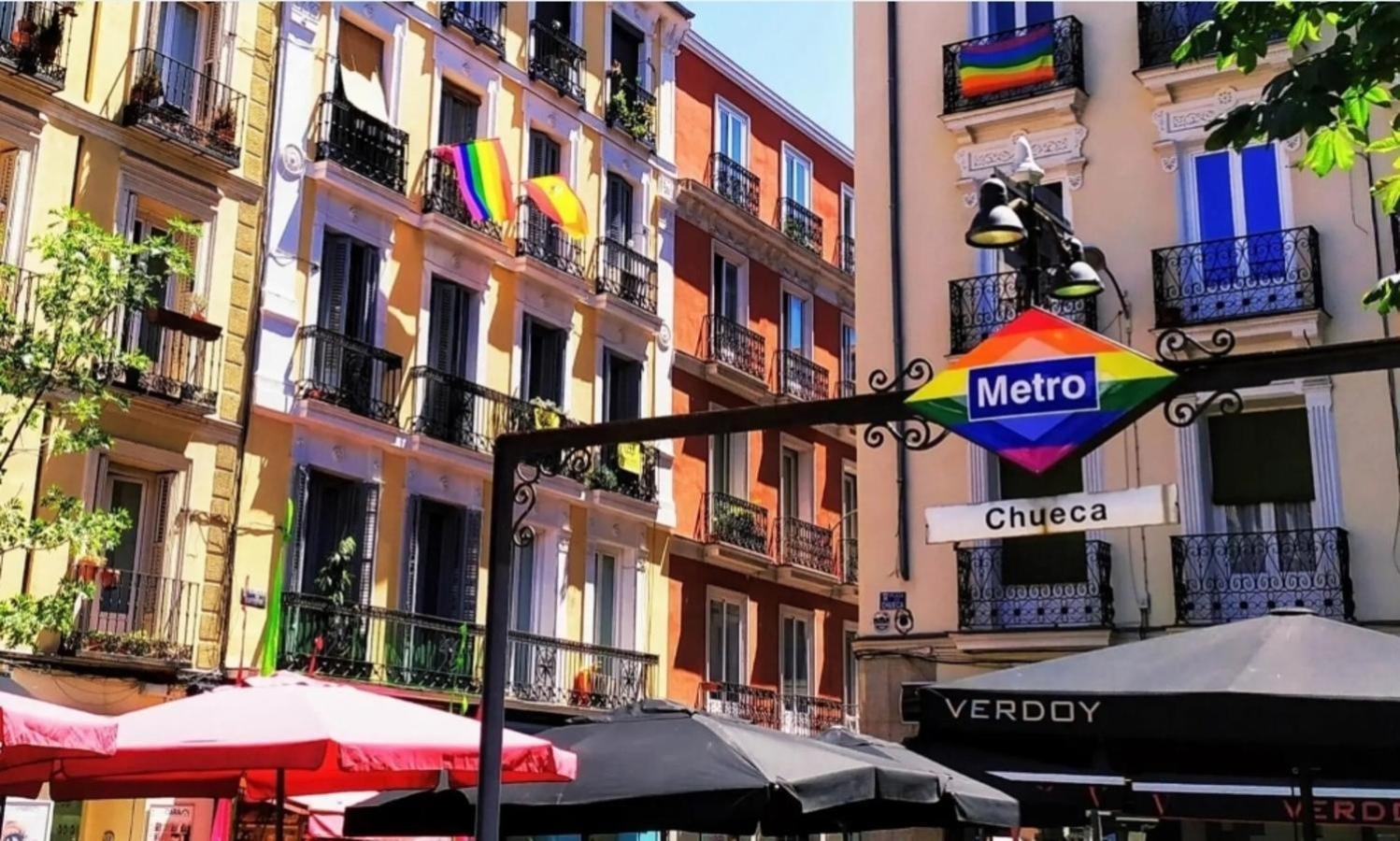 Downtown Apt 1Hab Para 3Pax En La Plaza De Chueca Madrid Kültér fotó